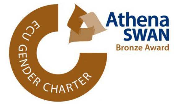 Logo - Athena Swan Bronze Award - ECU Gender Charter